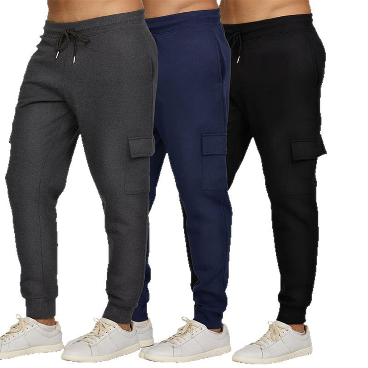 Damen schmal geschnittene Cargo-Jogginghose mit ergonomischen Nähten elastischem Komfortbund und aufgesetzter Klappentasche – Avélisse