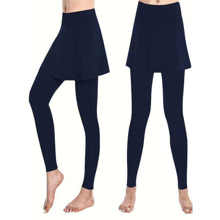 Damen Leggings mit integrierter Skirtschnitt Echoarchiv