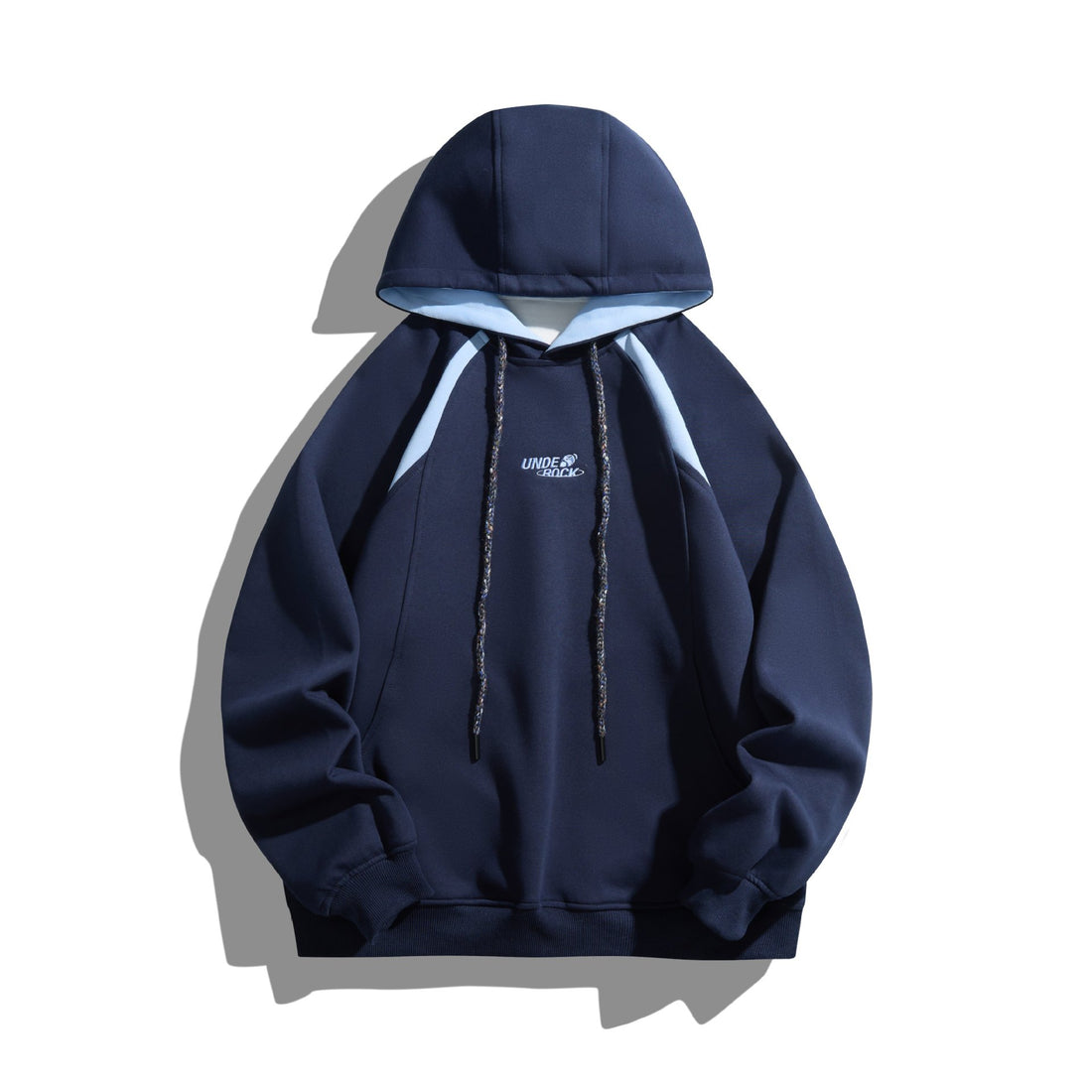 Unisex Kapuzenpullover im Oversize-Sweatstil mit kontrastgefütterter Kapuze Echoarchiv