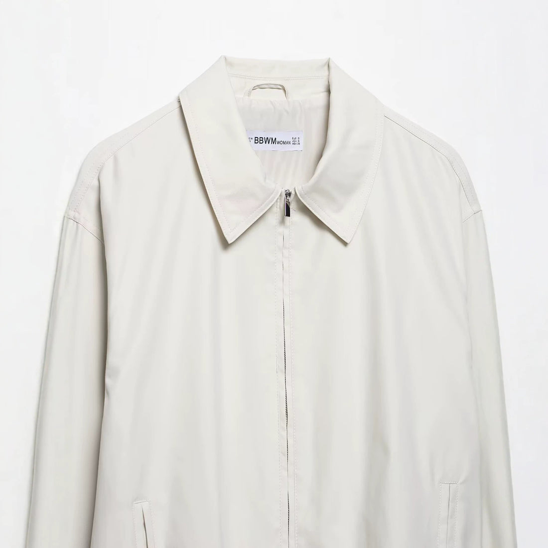 Damen Leichter Oversized Blouson mit Elastischem Saum Echo Archiv