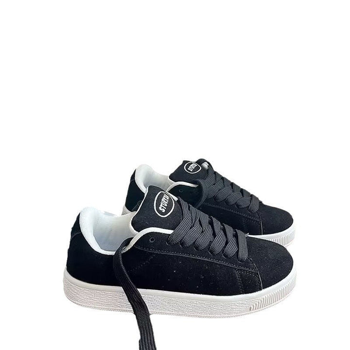 Damen Bequeme Sneakers aus weichem Wildleder mit sportlicher Sohle Echo Archiv