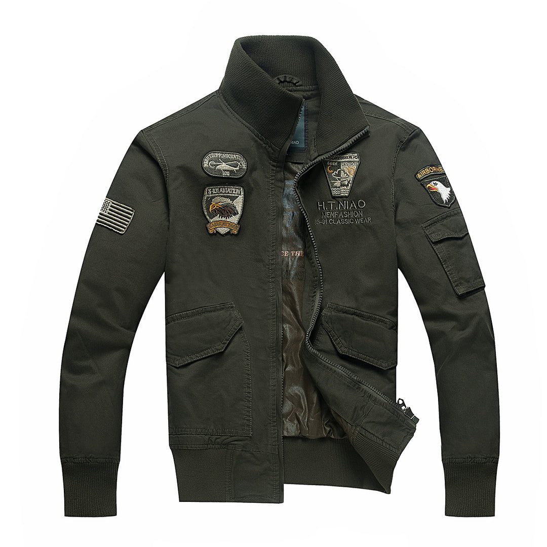 Herren Modische Utility-Jacke Echo Archiv
