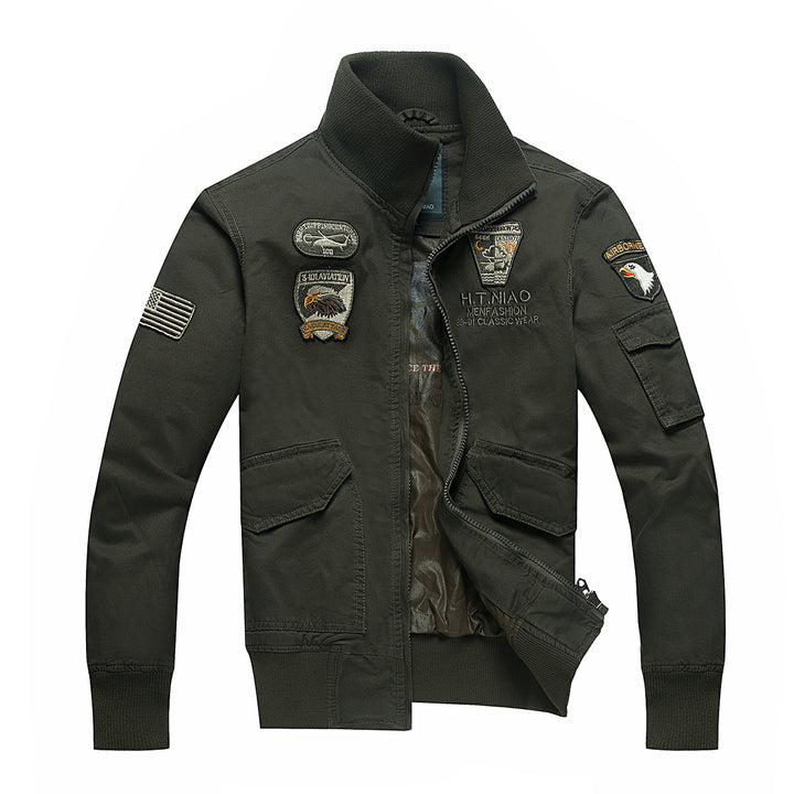Herren Modische Utility-Jacke Echo Archiv