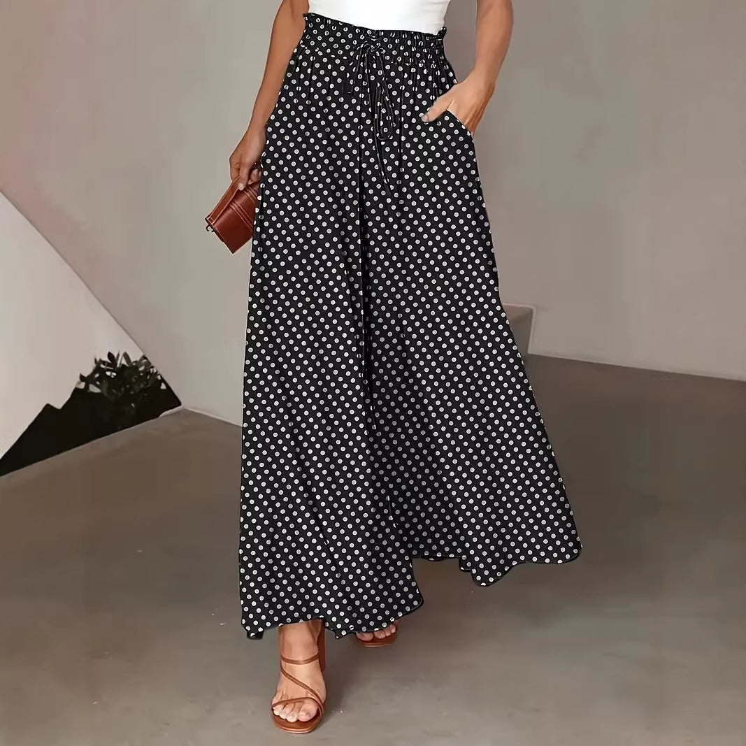 Damen Palazzo-Hosen mit elastischem Bund und praktischen Taschen Echo Archiv