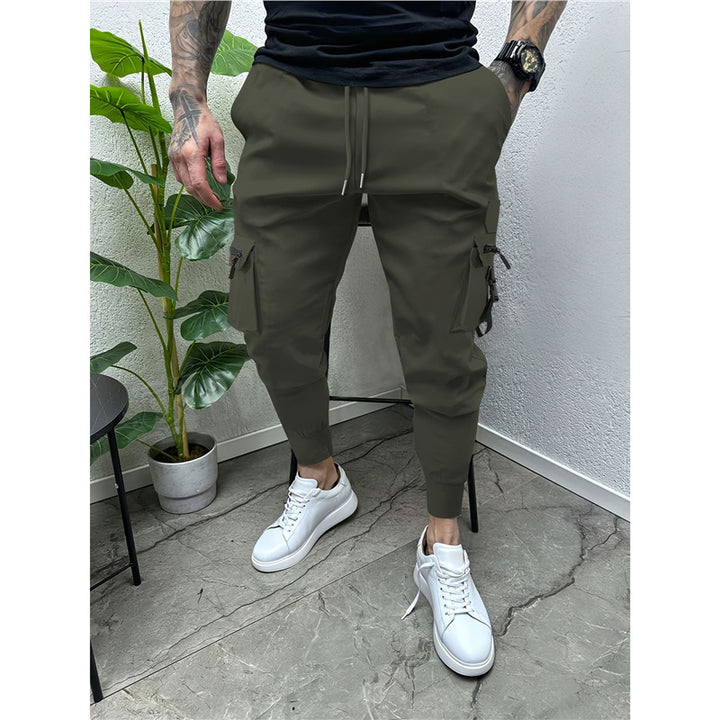 Herren modische Cargo-Jogginghose mit praktischen Taschen und elastischem Bund Echoarchiv