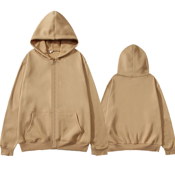 Unisex Zip-Hoodie mit robustem Metallreißverschluss, angerauter Fleece-Innenseite, geteilten Eingrifftaschen und verstärkten Nähten Echo Archiv