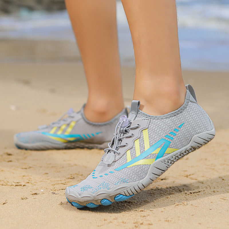 Unisex nan ultraleichte Aquaschuhe mit zehennahem Flexprofil, rutschfester Gummilaufsohle und Schnellzugverschluss Echo Archiv