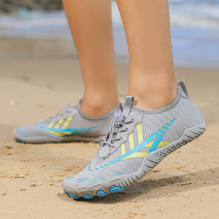 Unisex nan ultraleichte Aquaschuhe mit zehennahem Flexprofil, rutschfester Gummilaufsohle und Schnellzugverschluss Echo Archiv