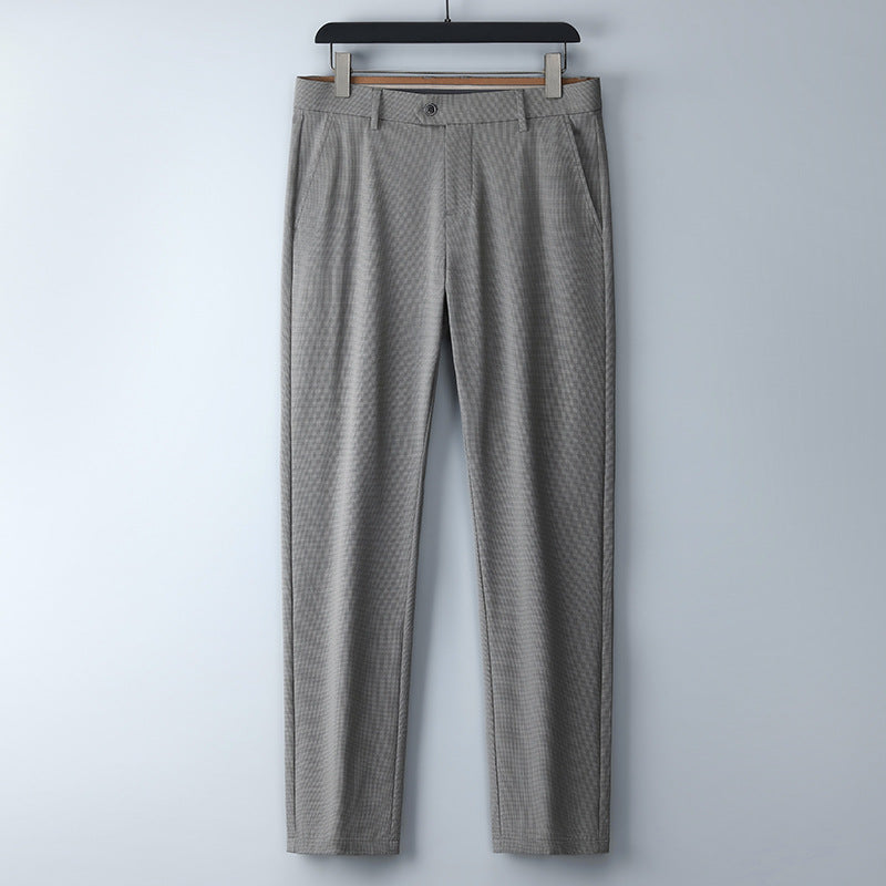 Herren eleganter Anzughose mit feinem Strukturdesign Echoarchiv