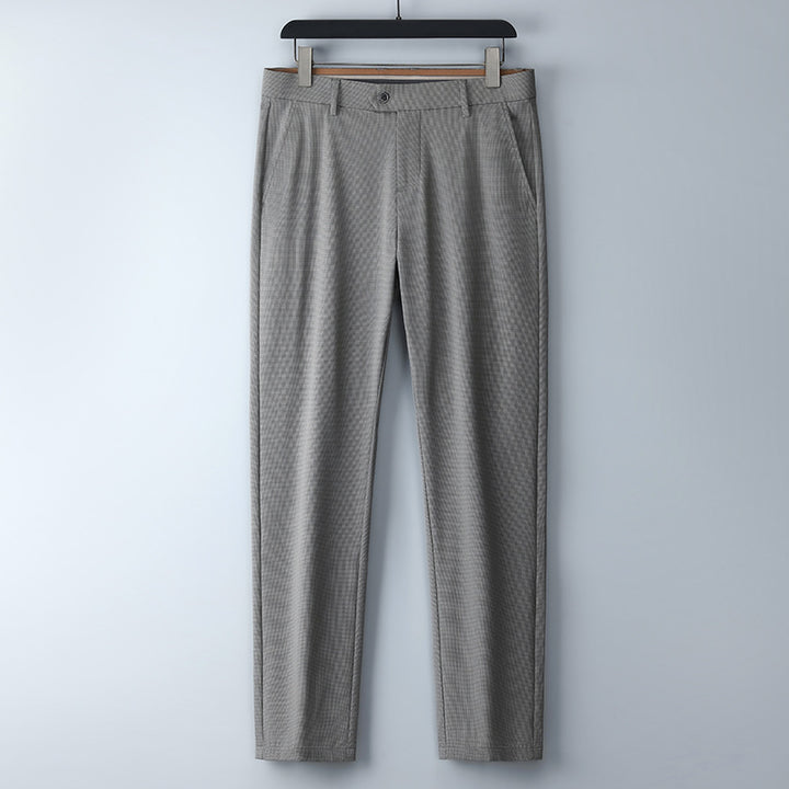 Herren eleganter Anzughose mit feinem Strukturdesign Echoarchiv