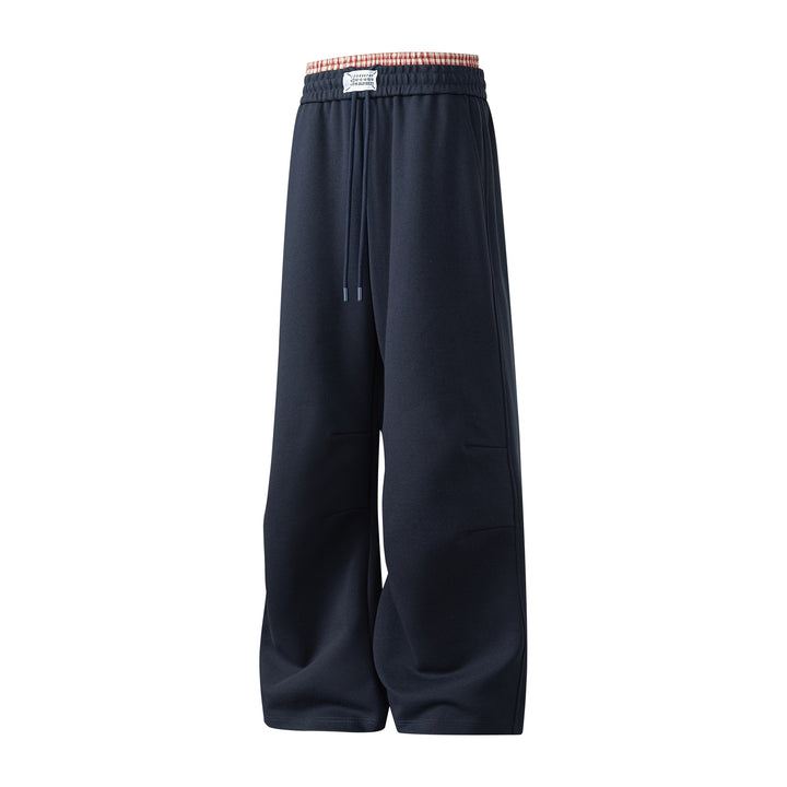 Herren weite Freizeithose aus atmungsaktivem Baumwollmix mit elastischem Bund und seitlichen Taschen Echoarchiv