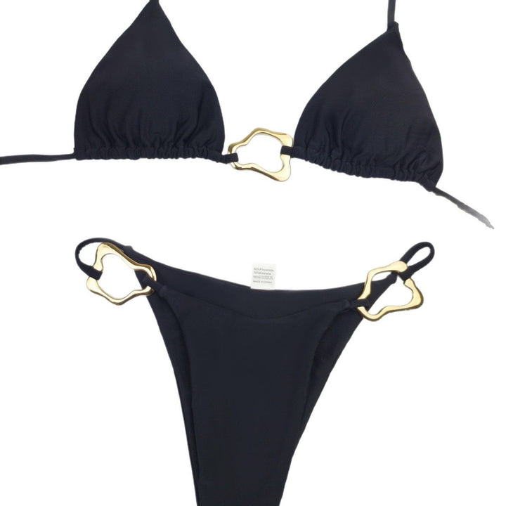 Damen Triangel-Bikini mit elegantem Gold-Details Echo Archiv