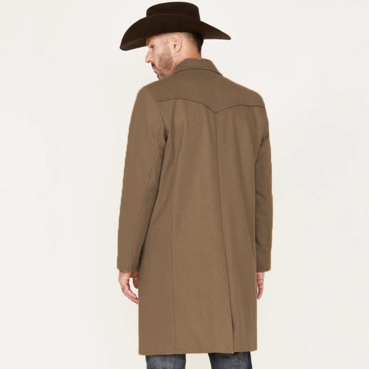 Herren eleganter, klassischer Überziehmantel Echoarchiv