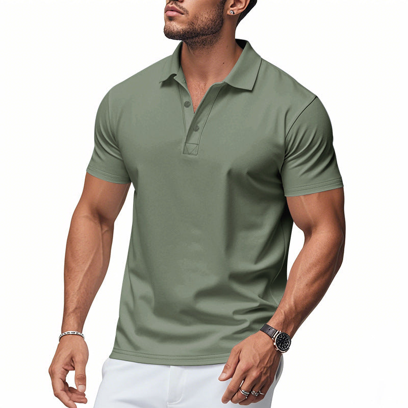 Herren Polohemd mit Echoarchivrnem Schnelltrocknungsstoff und eleganter Passform Echoarchiv