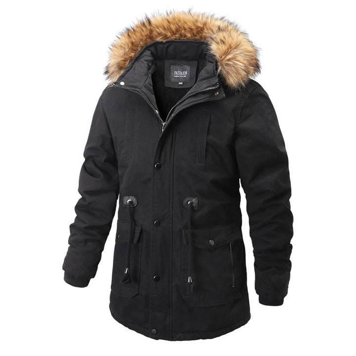Herren Winterparka mit abnehmbarer Kapuze und wärmendem Innenfutter Echoarchiv