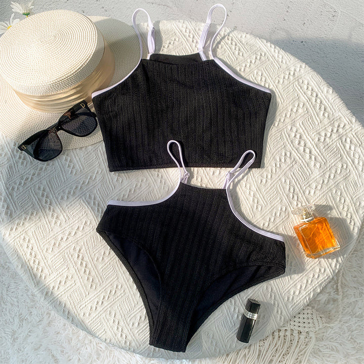 Damen Sportliches Bikini-Set mit elegantem Schnitt und verstellbaren Trägern Echo Archiv