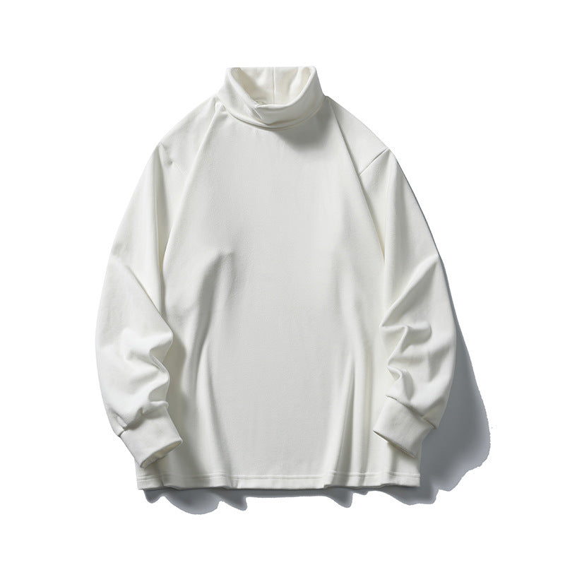 Unisex Oversize-Halbrollkragenpullover aus feinem Jersey mit Raglanärmeln und gerippten Bündchen Echo Archiv