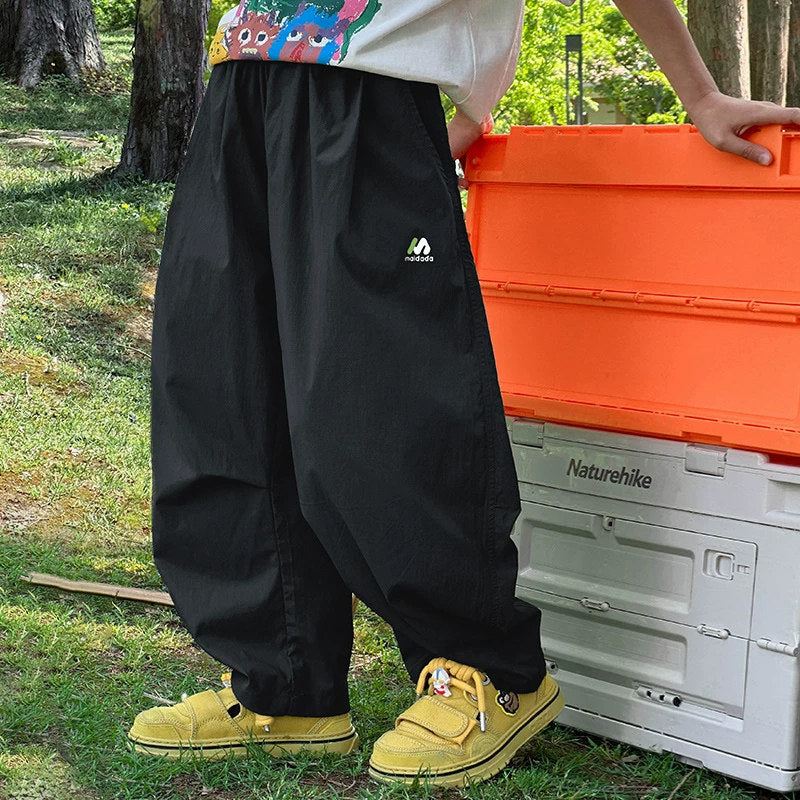 Damen weite Funktionshose mit elastischem Bund und seitlichen Taschen Echo Archiv