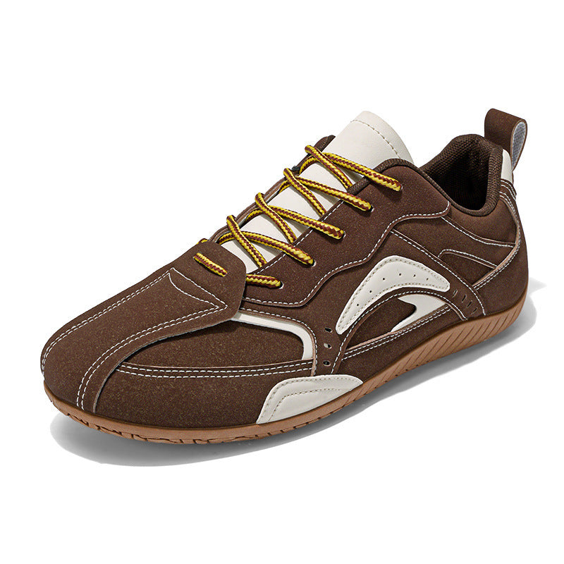 Unisex leichte Wildlederoptik Sneaker mit gepolstertem Komfortfußbett und griffiger Gumsohle – Norré