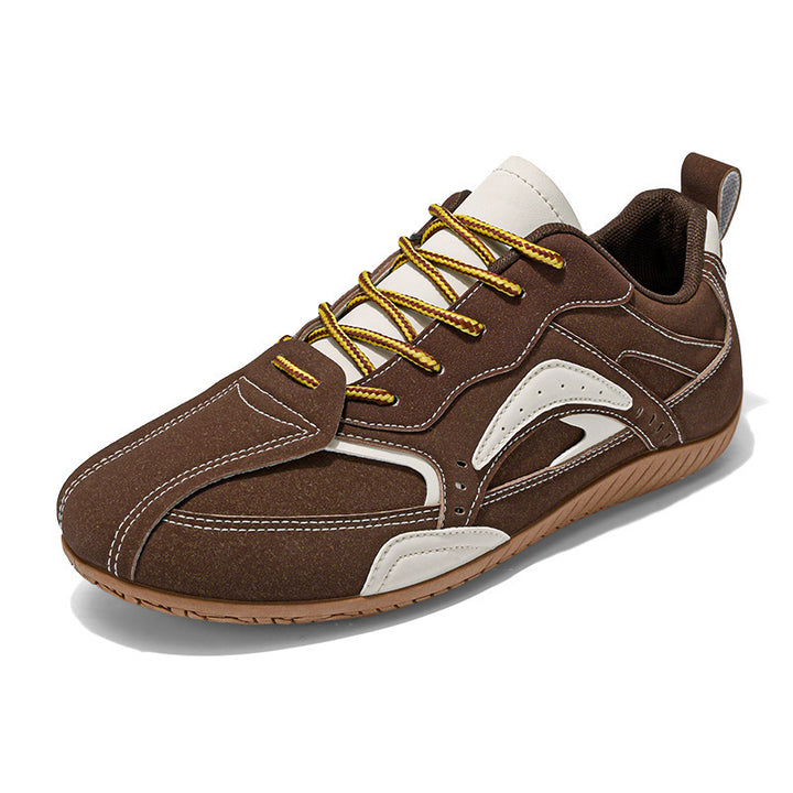 Unisex leichte Wildlederoptik Sneaker mit gepolstertem Komfortfußbett und griffiger Gumsohle – Norré