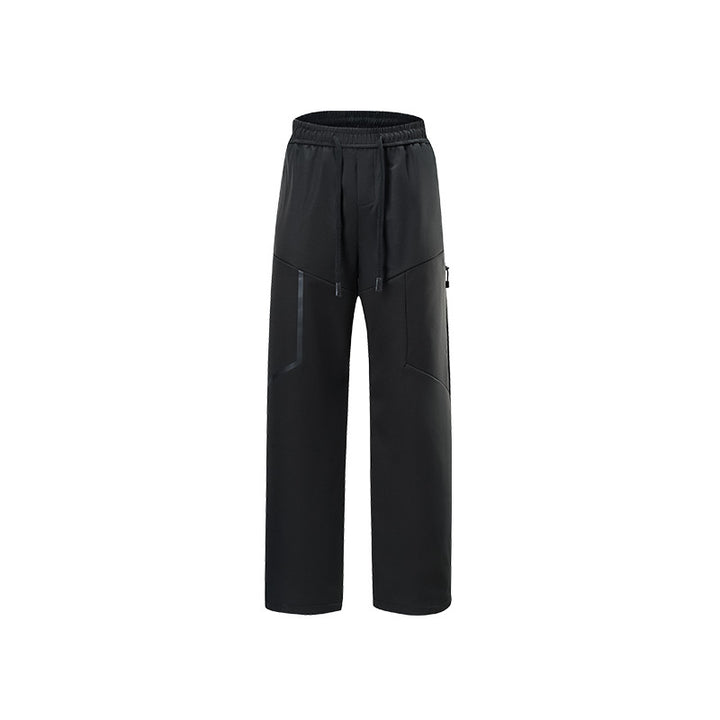 Herren Atmungsaktive Softshell-Cargo-Hose mit Tunnelzugbund, Zipper-Seitentasche und geradem Schnitt Echo Archiv