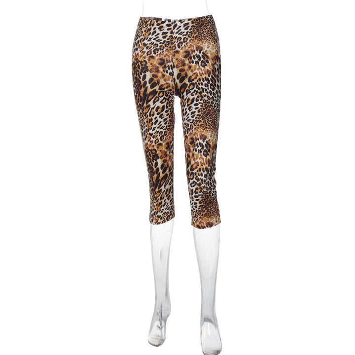 Damen Leggings im trendigen Leo-Muster mit komfortablem Stretch Echo Archiv