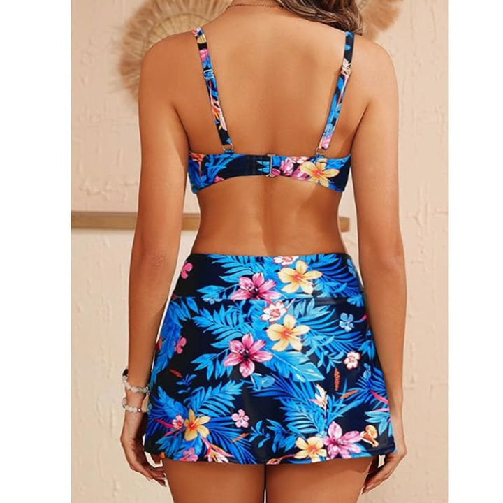 Damen Bikini-Set mit verstellbaren Trägern und modischem Wickeldesign Echo Archiv