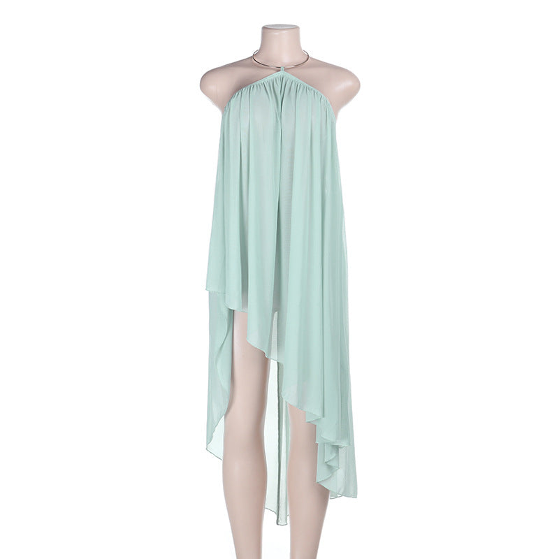 Damen Luftiges Sommerkleid mit asymmetrischem Schnitt Echo Archiv