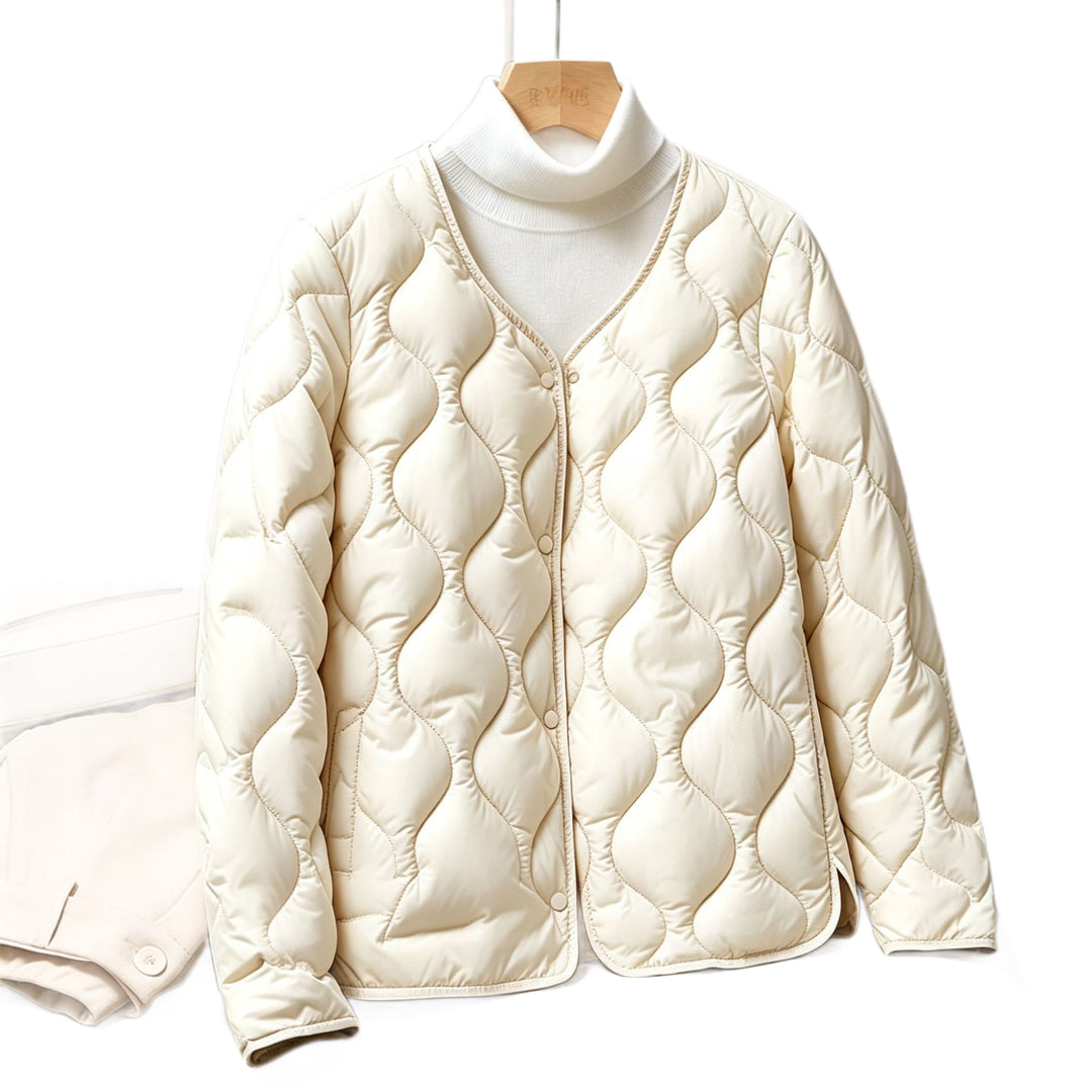 Damen Stilvolle, wattierte Freizeitjacke Echoarchiv