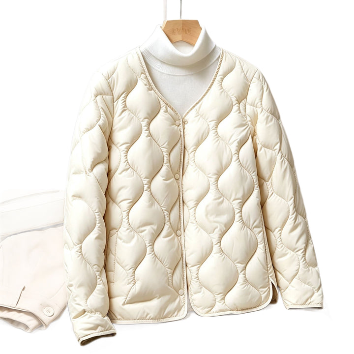 Damen Stilvolle, wattierte Freizeitjacke Echoarchiv