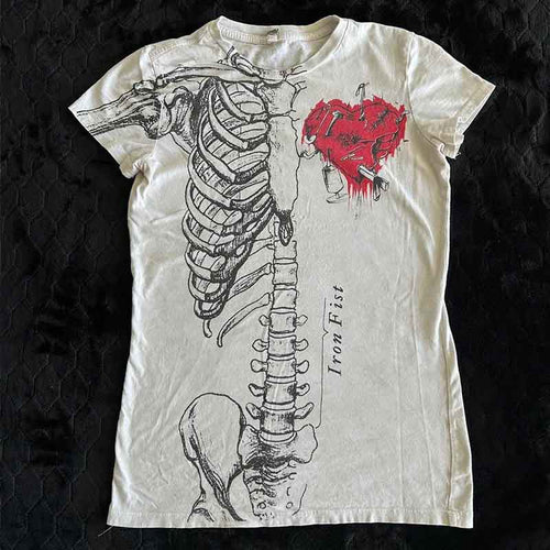 Damen Grafik-T-Shirt mit einzigartigem Skelett-Design Echo Archiv