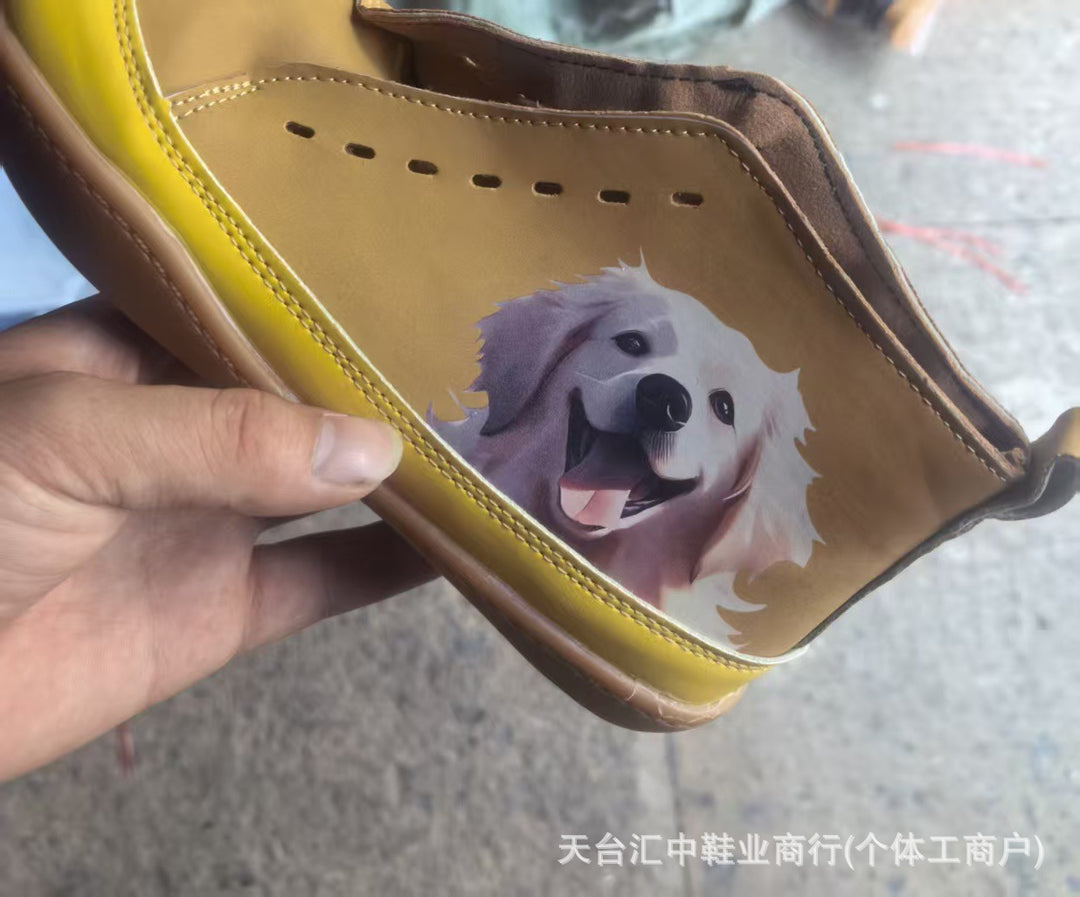 Damen nan knöchelhohe Sneaker mit niedlichem Katzenmotiv Stickerei und ergonomischem Komfortfußbett Echo Archiv