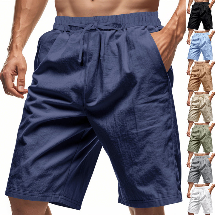 Herren lässige Jersey-Shorts mit elastischem Bund und praktischen Taschen Echoarchiv