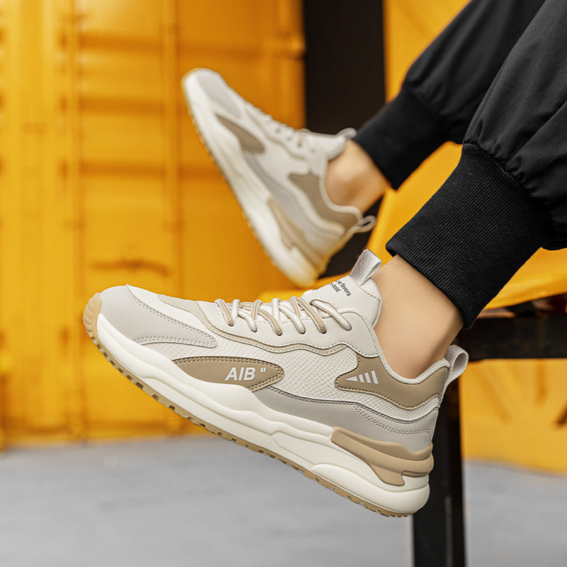 Herren Casual‑Straßen‑Sneaker mit mehrschichtiger Gummiplattform und atmungsaktiven Mesh‑Overlays – Norré