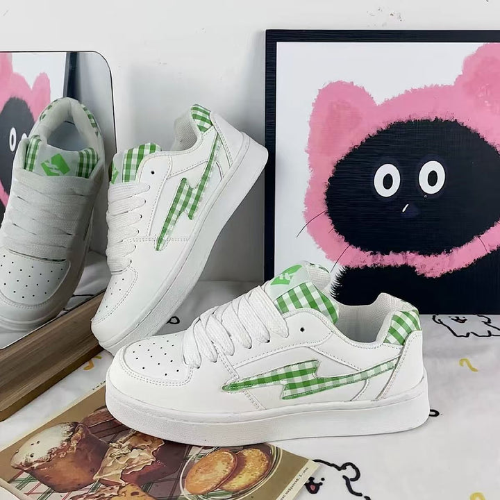 Damen Sneakers im modernen Karo-Design mit atmungsaktiven Materialien Echo Archiv