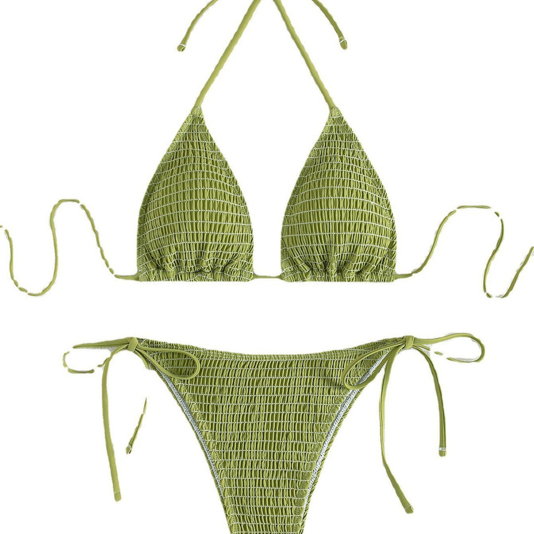 Damen Triangel-Bikini Set mit verstellbaren Trägern und minimalistischem Design Echo Archiv