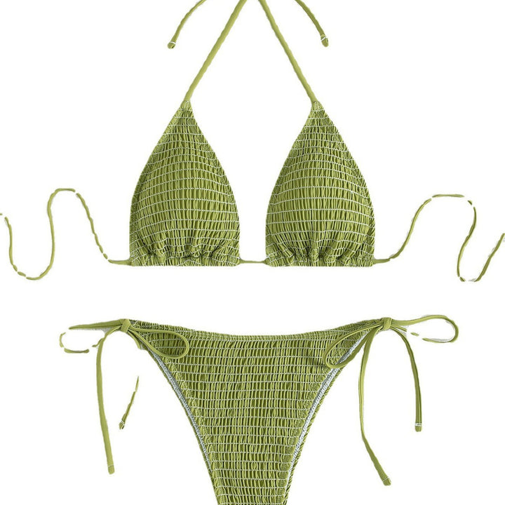 Damen Triangel-Bikini Set mit verstellbaren Trägern und minimalistischem Design Echo Archiv