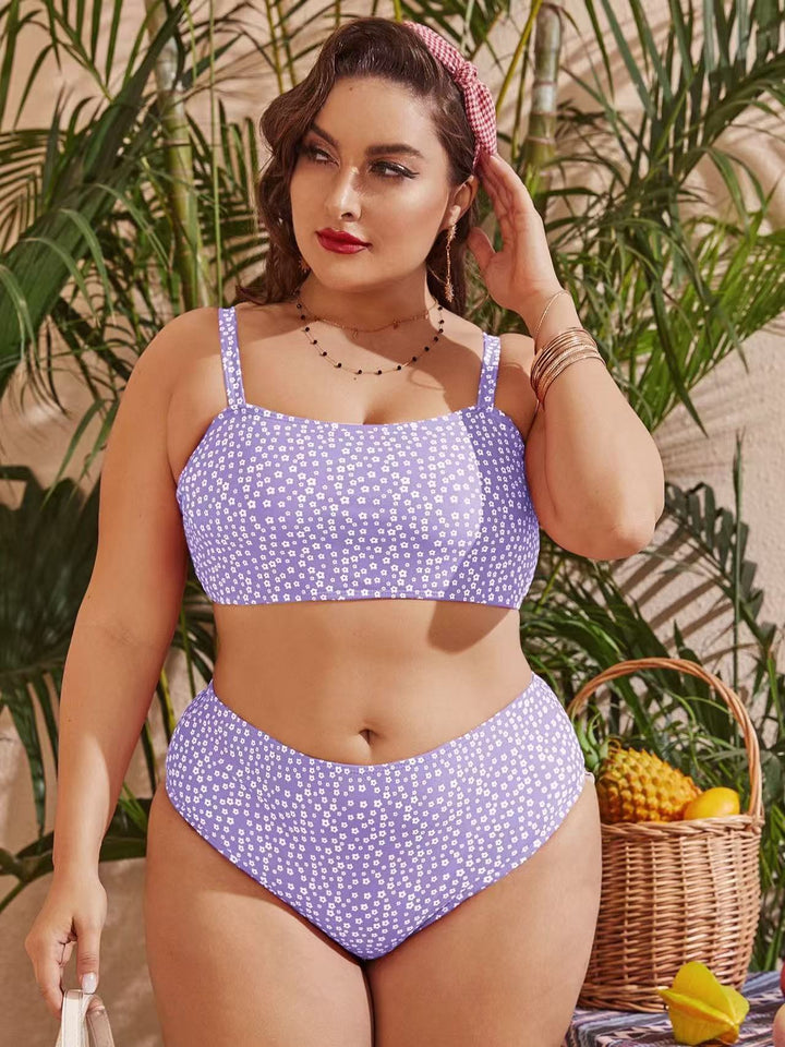 Damen Hochgeschnittener Bikini mit verspieltem Punktedesign Echo Archiv