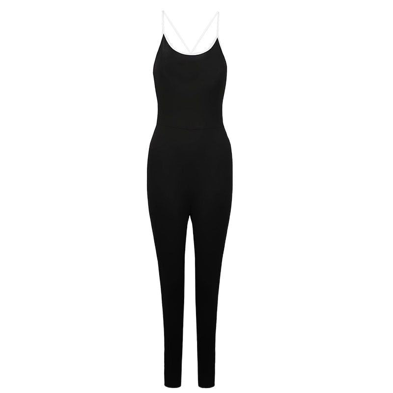 Damen elegante bodenlange Jumpsuit Echo Archiv