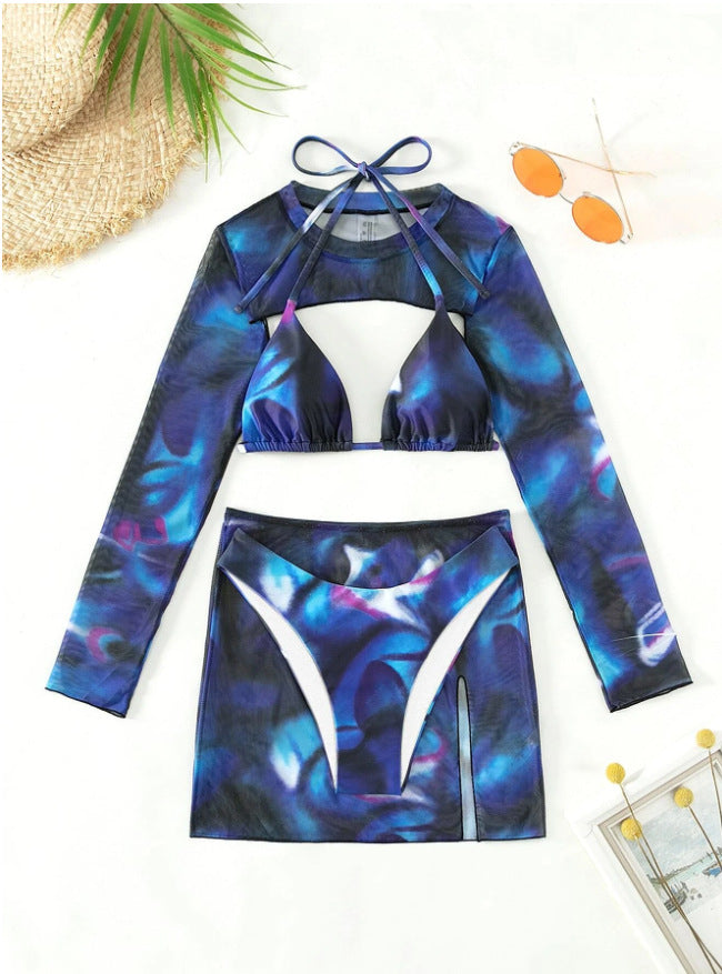 Damen Bikiniset mit langärmligem Oberteil Echo Archiv