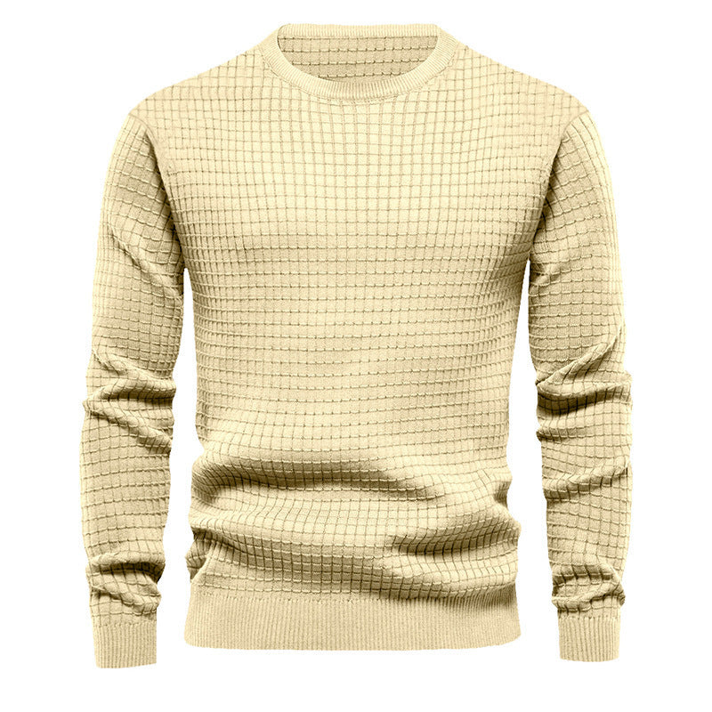 Herren Strukturierter Pullover Echoarchiv