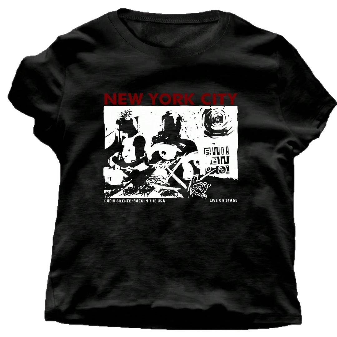 Damen Grafik T-Shirt mit kreativem New York City Motiv Echo Archiv
