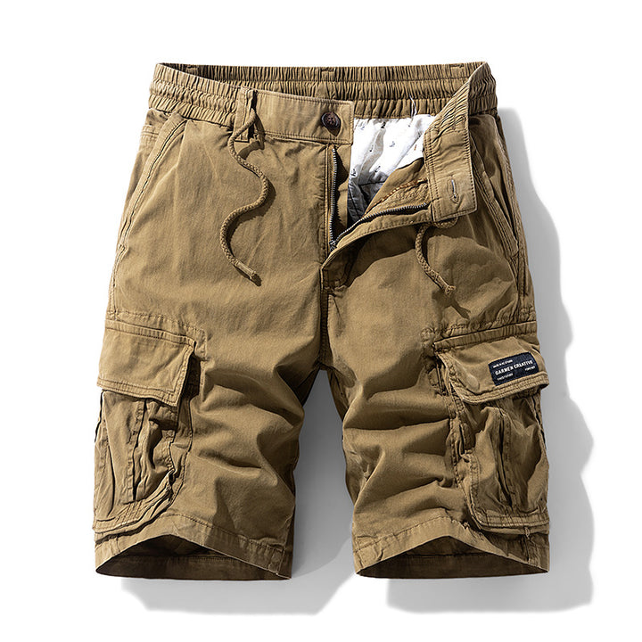 Herren multifunktionale Cargoshorts mit elastischem Bund und praktischen Seitentaschen Echoarchiv
