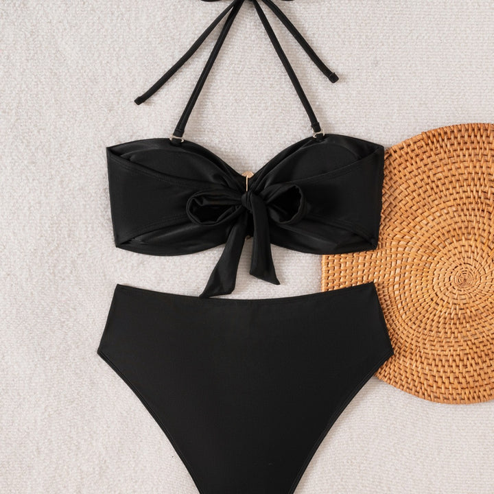 Damen Hochwertiger Bikini mit verstellbarem Oberteil und eleganter Schnalle Echo Archiv