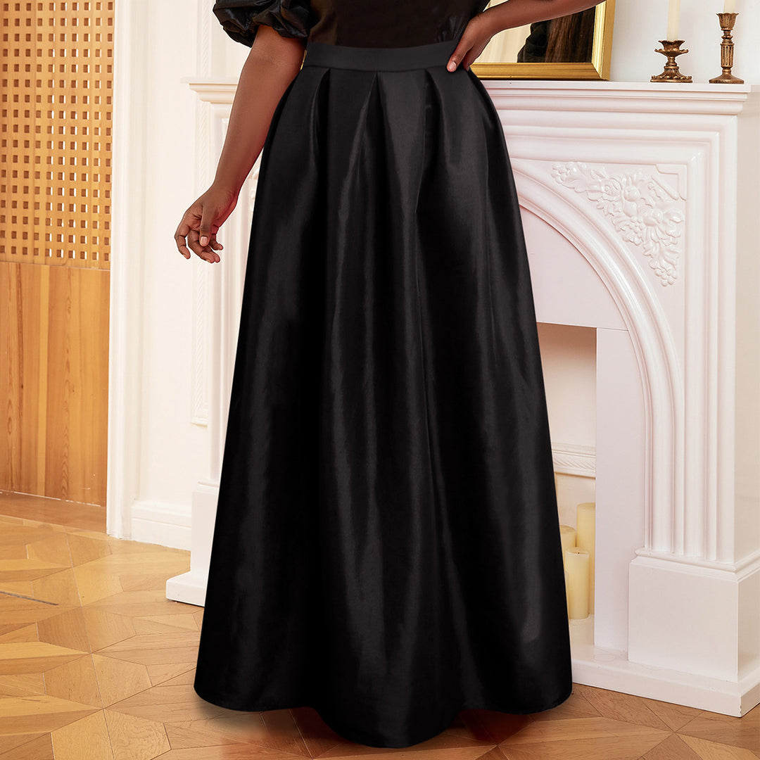 Damen eleganter Maxi-Rock mit voluminösem Falten-Design Echo Archiv