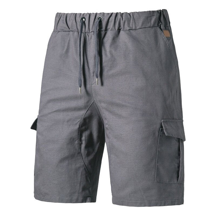 Herren lockere Cargo-Shorts mit praktischen Taschen und elastischem Bund Echoarchiv