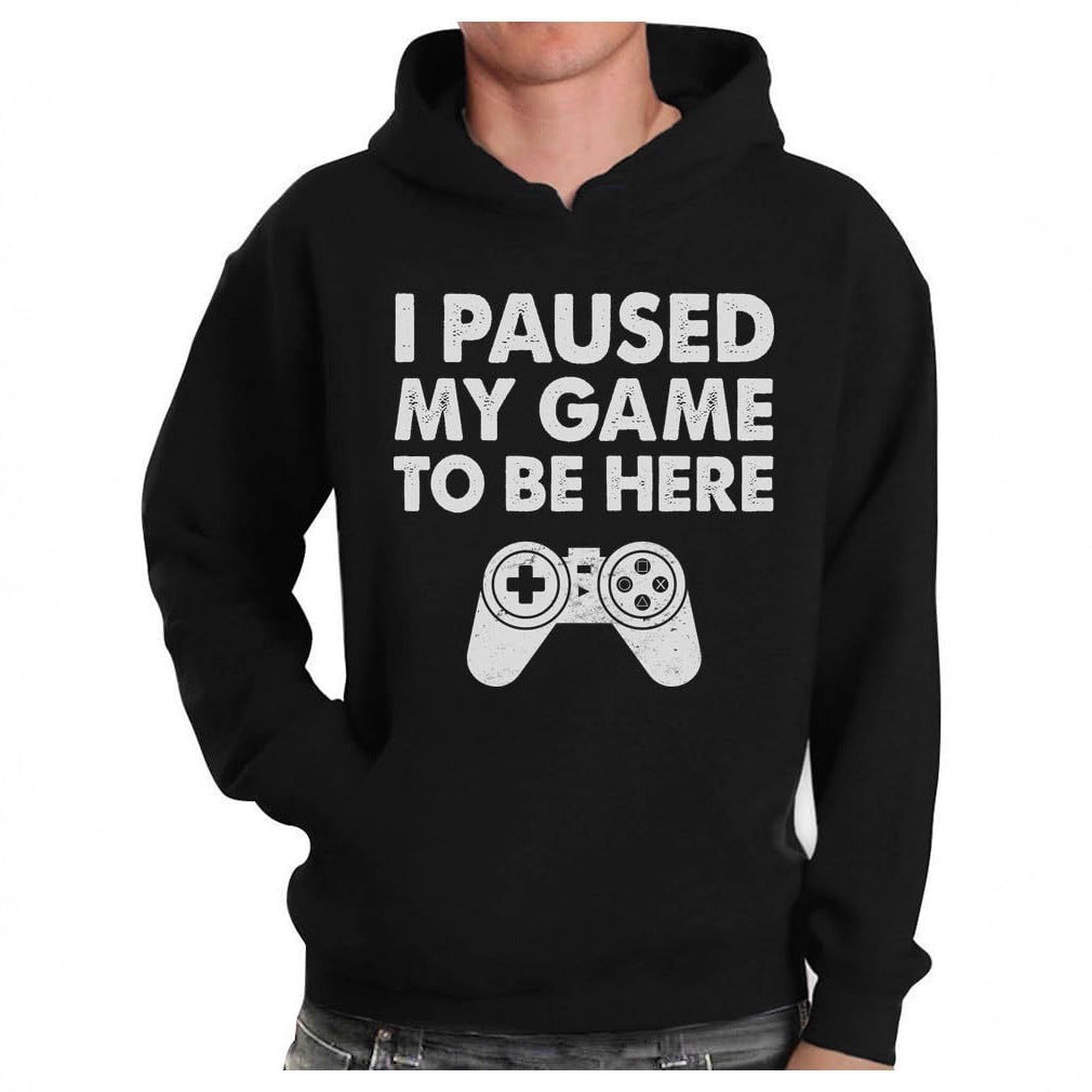 Herren Kreativer Kapuzenpullover mit Gaming-Motiv Echoarchiv