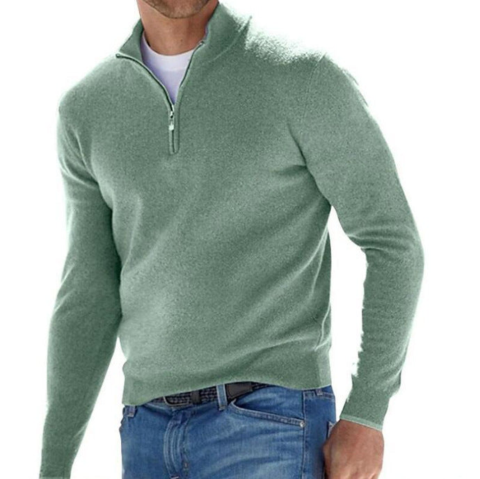 Damen nan leichter Sweatshirtpullover mit halbem Reißverschluss Echo Archiv