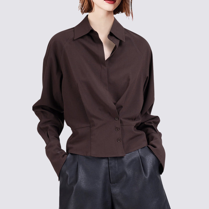 Damen Elegante Bluse mit innovativem Schnitt Echoarchiv