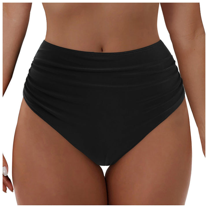 Damen Hochgeschnittenes Bikini-Höschen mit Rüschendetails Echo Archiv